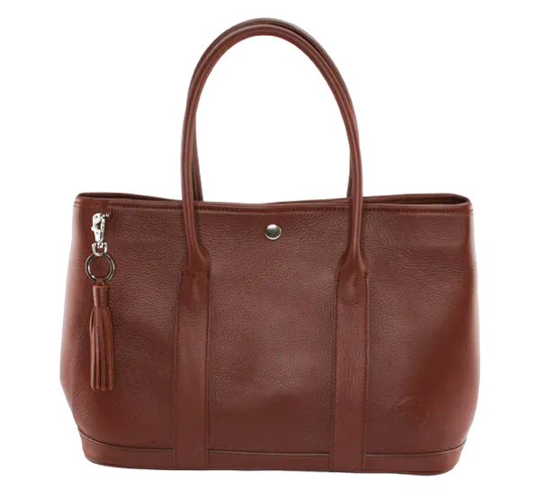 Main Image Large hand bag, mooseskinn with silver, Jopo