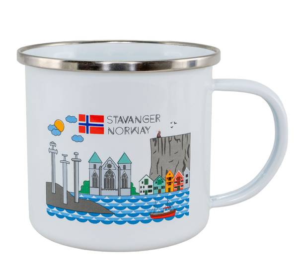 Main Image Enamel mug, Stavanger