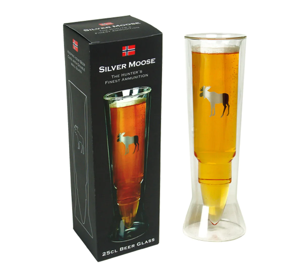 Silver Moose Glass 