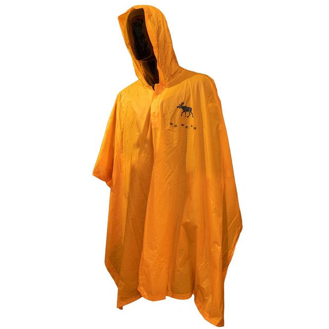 Main Image Rain poncho with Moose, orange, Jopo