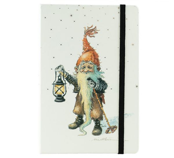 Main Image Notebook A5, Santa with lantern Midthun