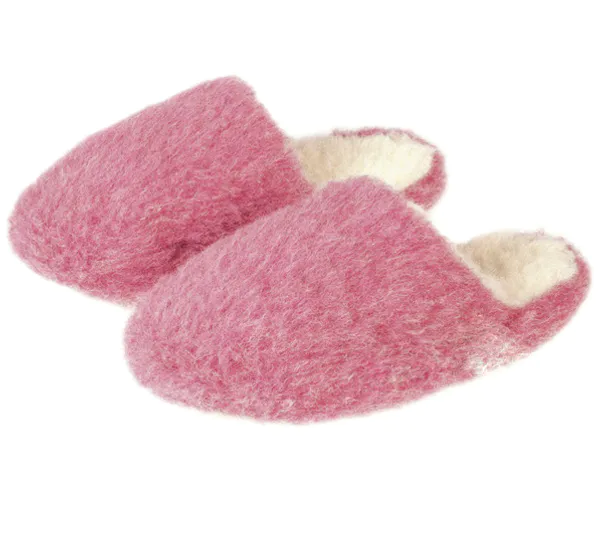 Hovedbilde Ullslippers, rosa, 100% merinoull