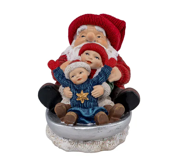 Main Image Santa with kids on sleigh