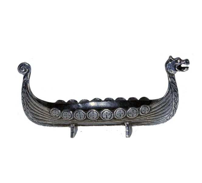 Hovedbilde Vikingskip m/8 skjold Tinn-Per