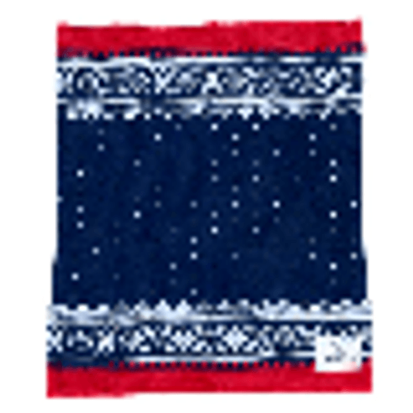 Hovedbilde Hals med Mariusmønster, blå/hvit/rød, 100% ...