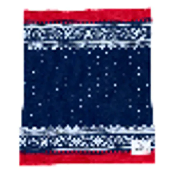 Hovedbilde Hals med Mariusmønster, blå/hvit/rød, 100% ...