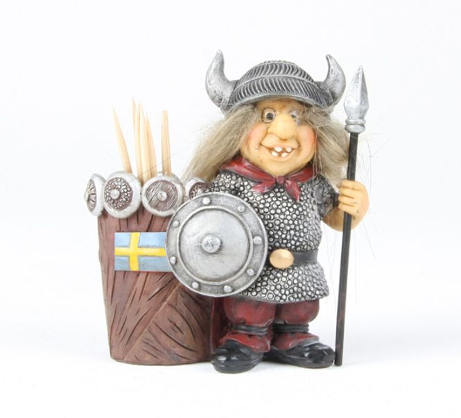 Main Image Vikinger med tannpirker Svenskt flagg