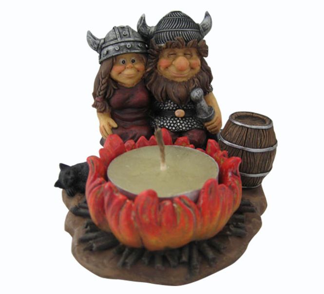 Main Image Viking couple, candle holder
