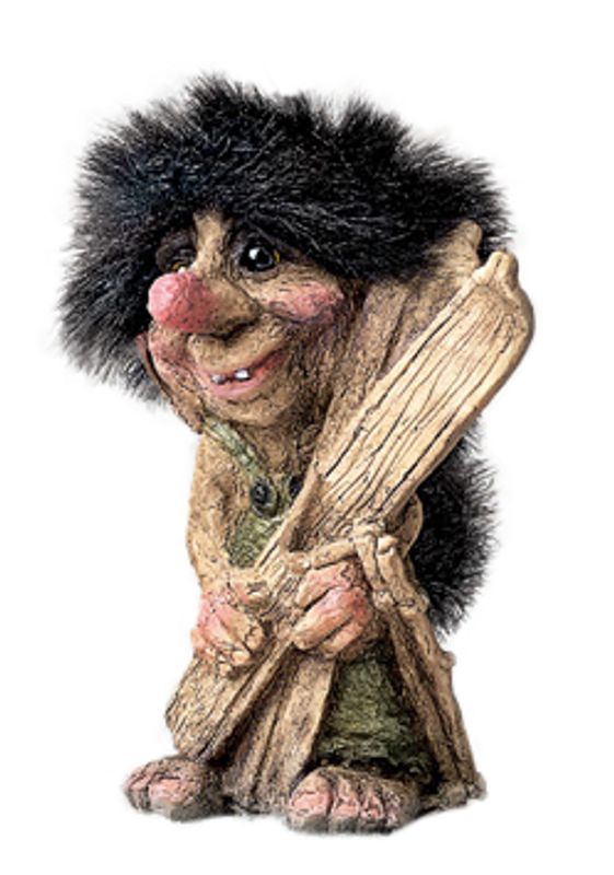 Troll, holding skis (Troll # 311)