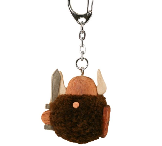 Main Image Key chain pompom viking, brown