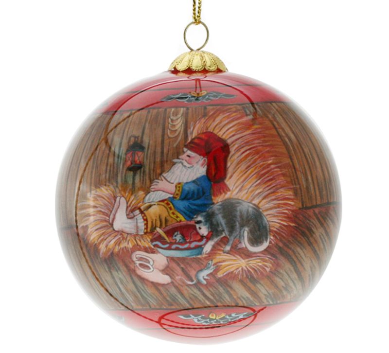 Glass bauble, Santas, Julestemning