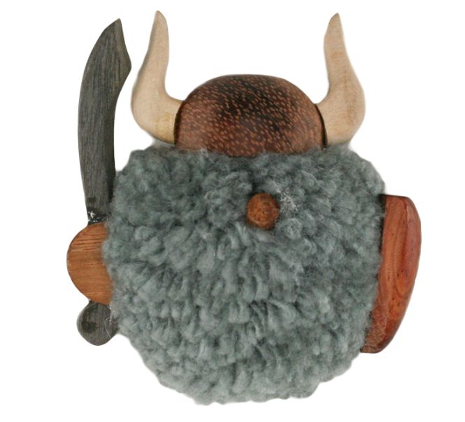 Main Image Magnet, pompom viking, grey