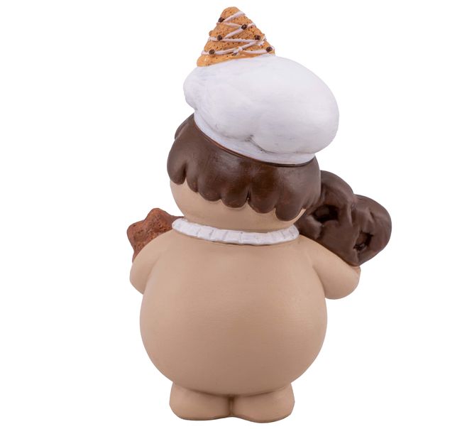 Main Image Gingerbread guy with pretzel, large
