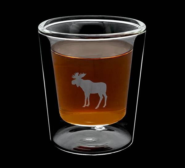 Main Image Shot glasses, Silver Moose, 2-pack