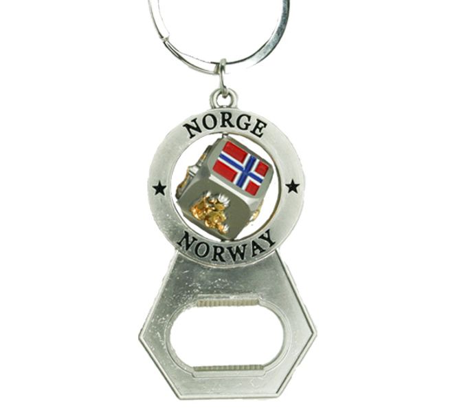 Main Image Keychain, bottle opener, dice with flag, troll, ...