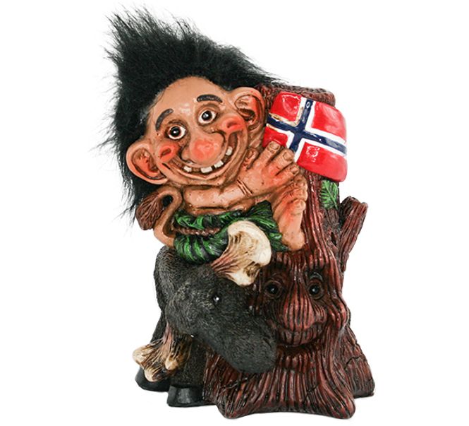Main Image Figur, Troll med elg 