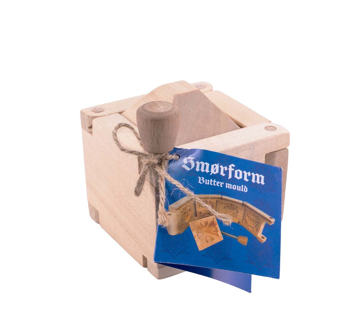 Smørform av tre