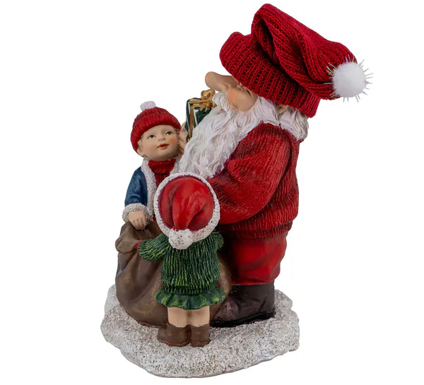 Main Image Santa with kids and bag