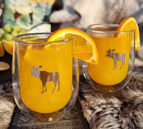 Main Image Silver Moose double wall glass