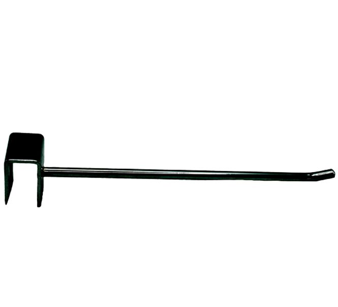 Hovedbilde Varekrok for decostang, 25 cm, sort