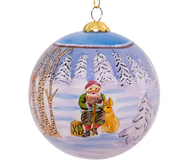 Main Image Glass bauble, Moose and santa