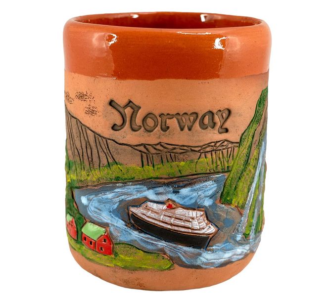 Hovedbilde Krus, håndlaget keramikk, Fjord, 'The Pottery'