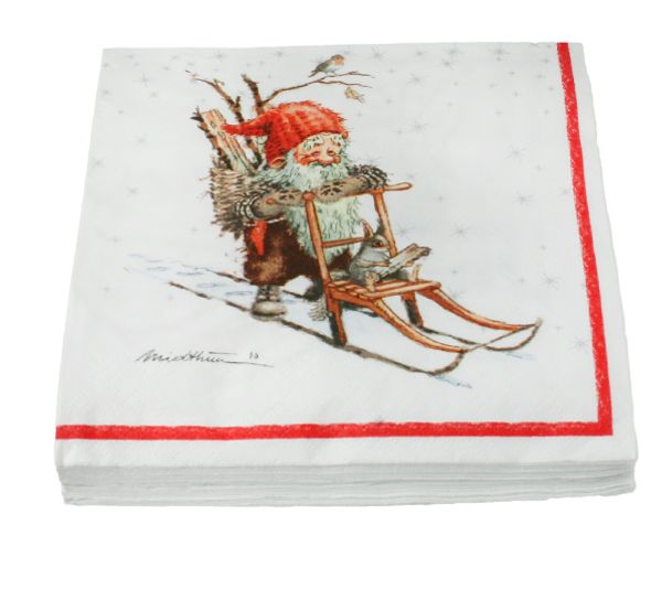 Main Image Napkins, Midthun, Santa on Kick chair