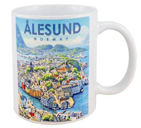 Main Image Mug, Ålesund, retro