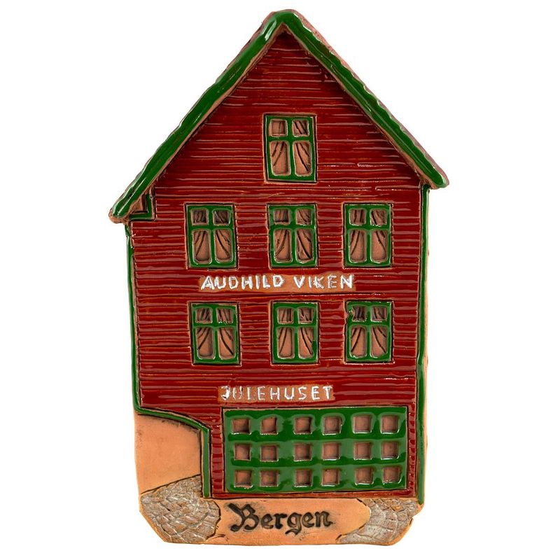 Julehuset, Bergen Brygge, plate for vegg, The Pottery