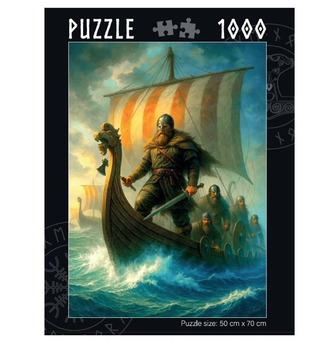Puslespill, Vikingtokt, 1000 brikker