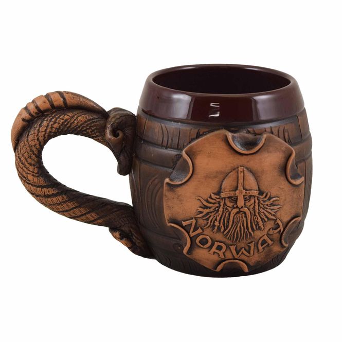Hovedbilde Krus 0,5L, håndlaget keramikk, Viking