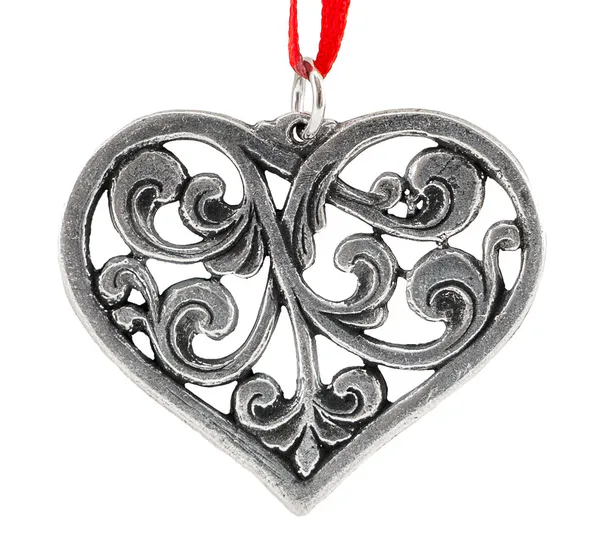 Main Image Ornament, Rosemaling heart Tinn-Per