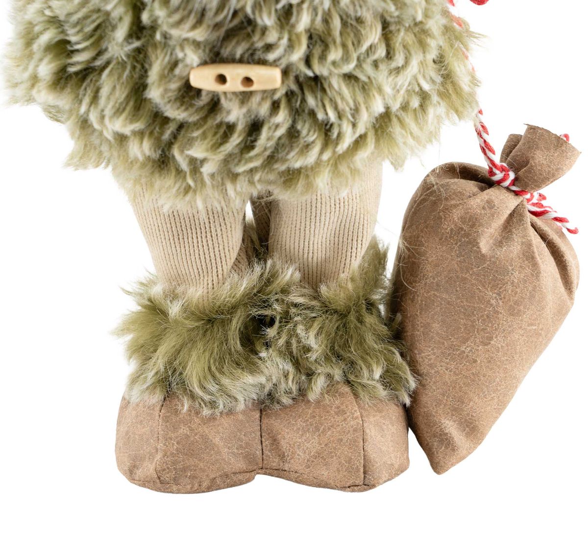 Santa Claus with gift bag