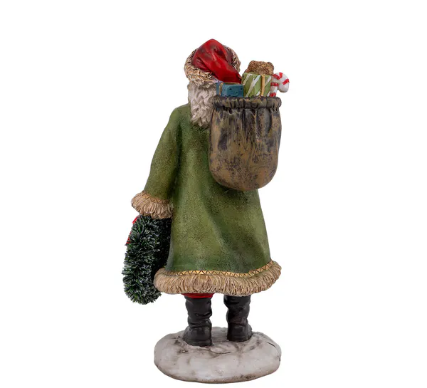 Main Image Father Christmas with a green coat, small
