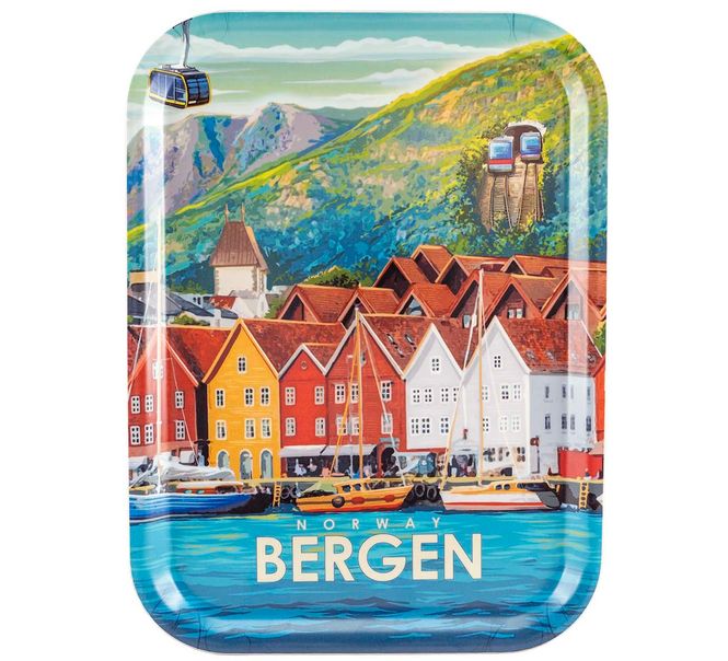 Hovedbilde Brett i bjørklaminat, Bergen, retro