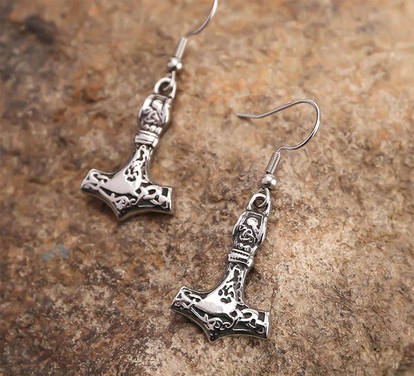 Main Image Earrings, Thor's hammer