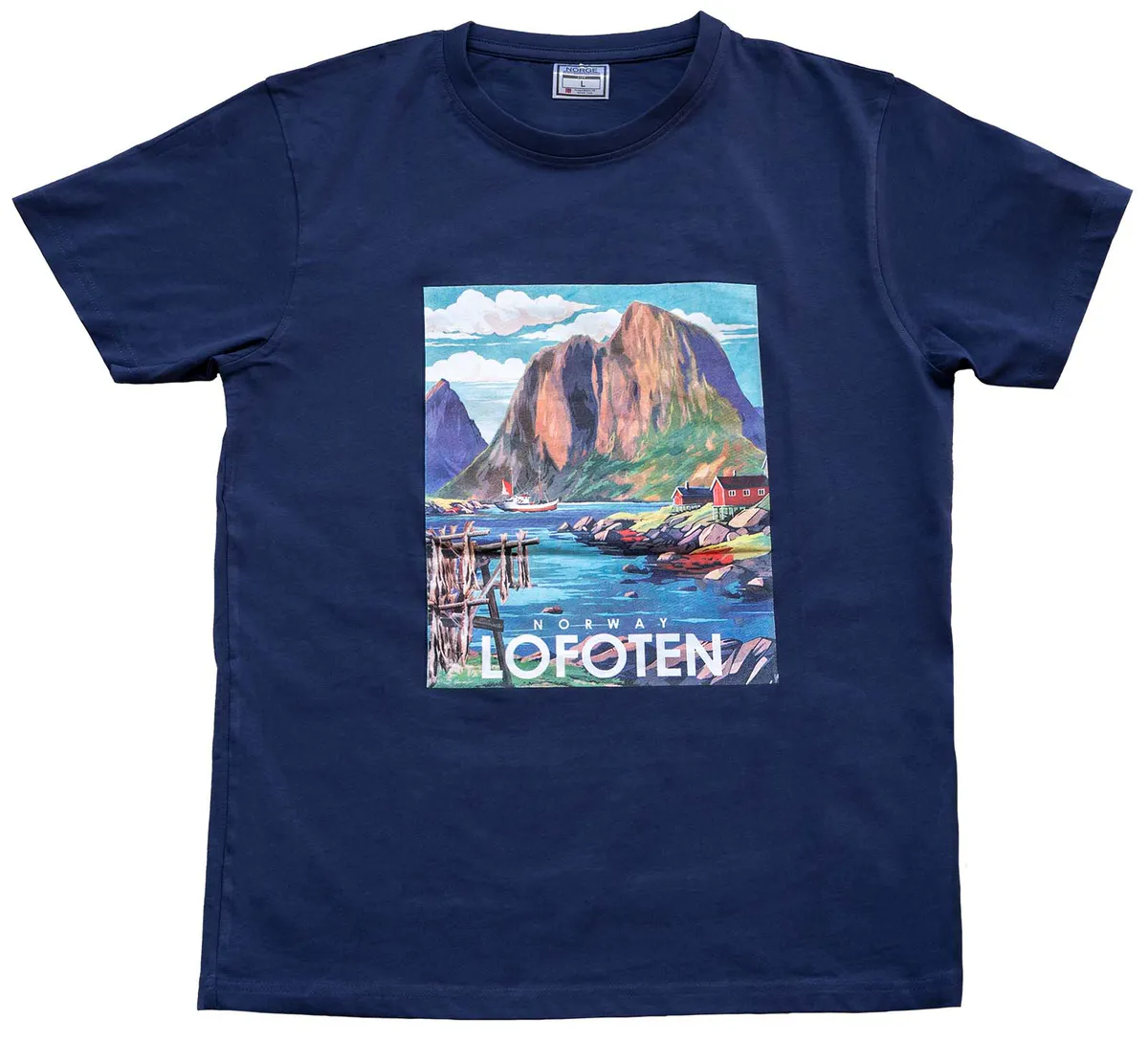 T-shirt, Lofoten, retro