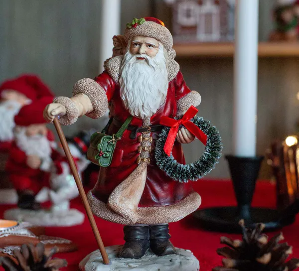 Main Image Father Christmas with a red coat