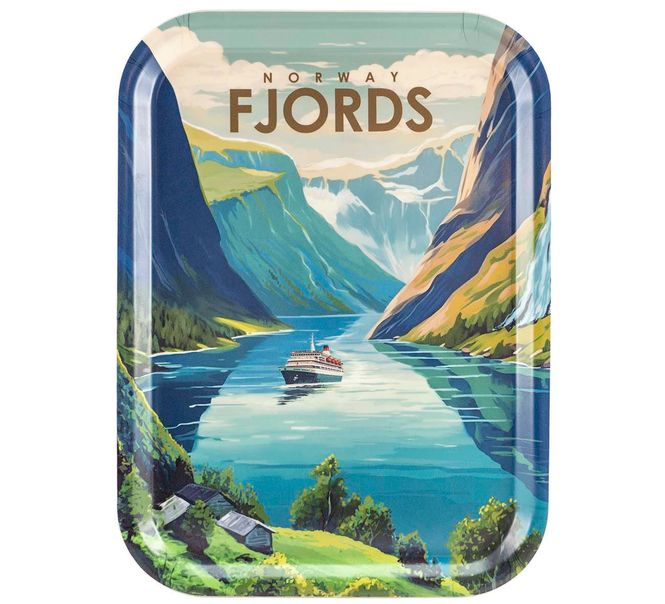 Hovedbilde Brett i bjørklaminat, Fjords, retro