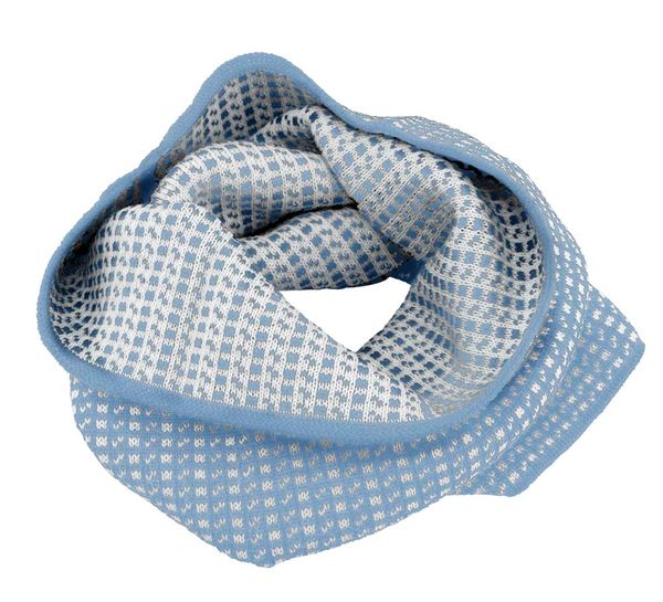 Hovedbilde Ullhals, Islender, lys blå/hvit