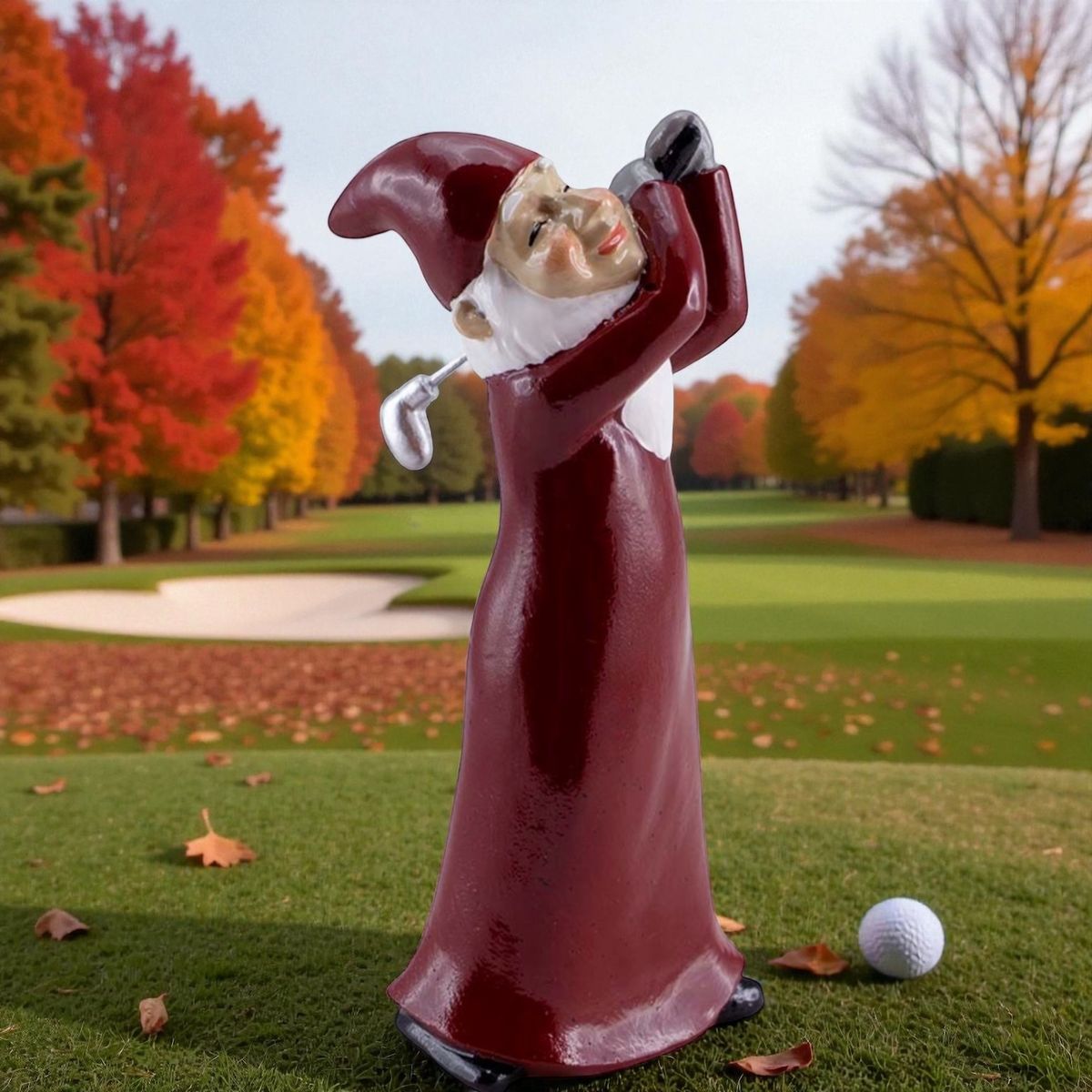 Golfer, nisse som svinger, Harvesttime