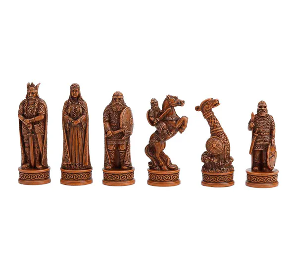 Hovedbilde Sjakkbrett med vikingfigurer