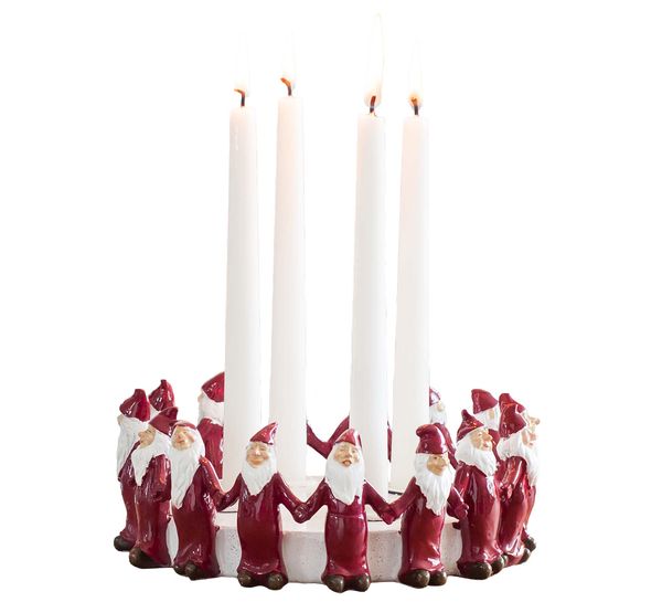 Main Image Advent candle stick, red, Harvesttime