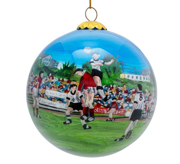 Main Image Glass bauble, hand painted, Ivers