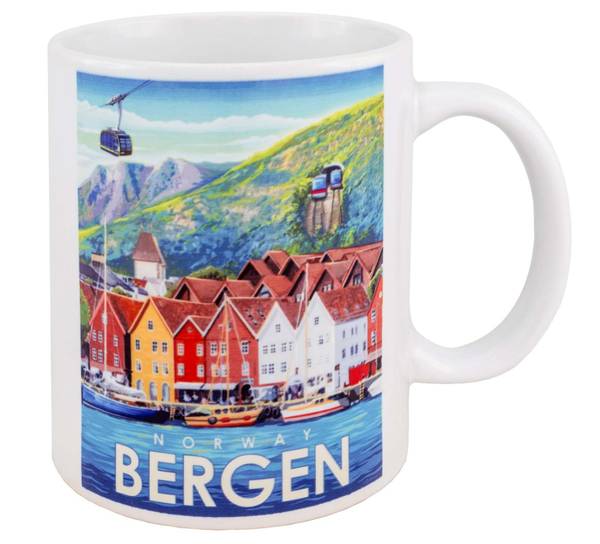 Main Image Mug, Bergen, retro