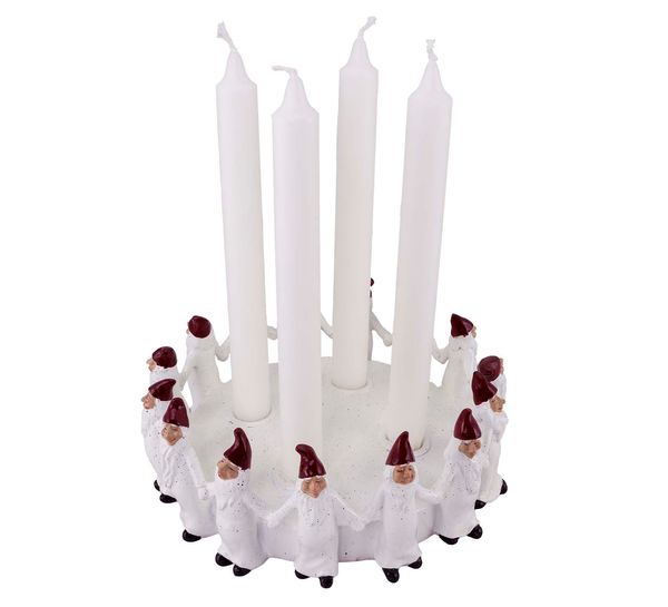 Main Image Advent candle stick, white, Harvesttime