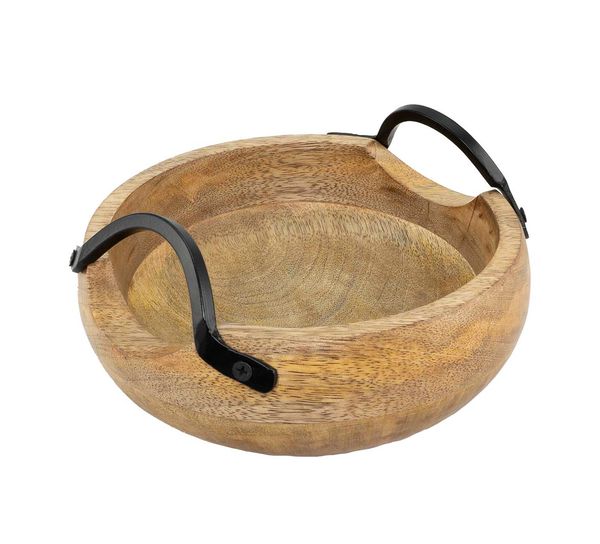 Hovedbilde Antikk rundt fat med håndtak, lite, F-design