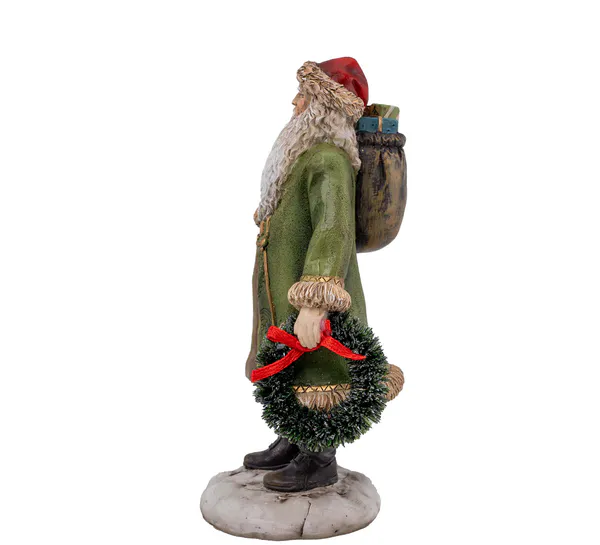 Main Image Father Christmas with a green coat, small