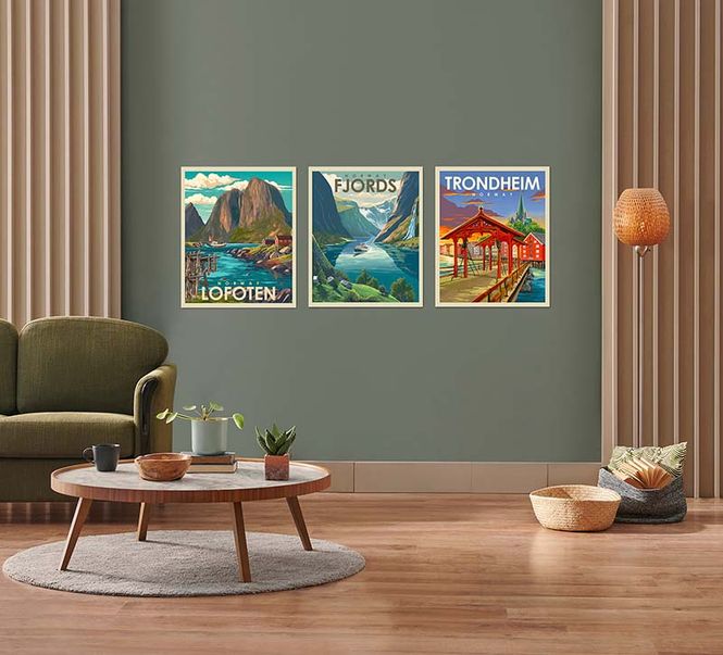 Hovedbilde Poster, Bergen, retro