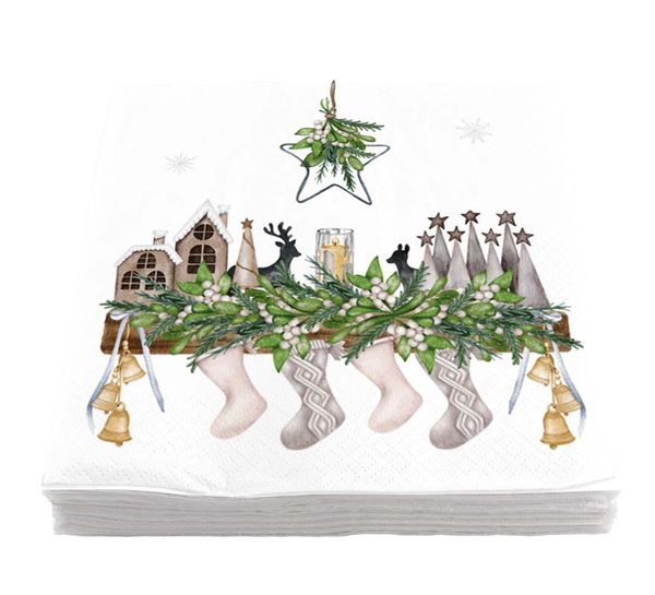 Main Image Servietter, julestrømper